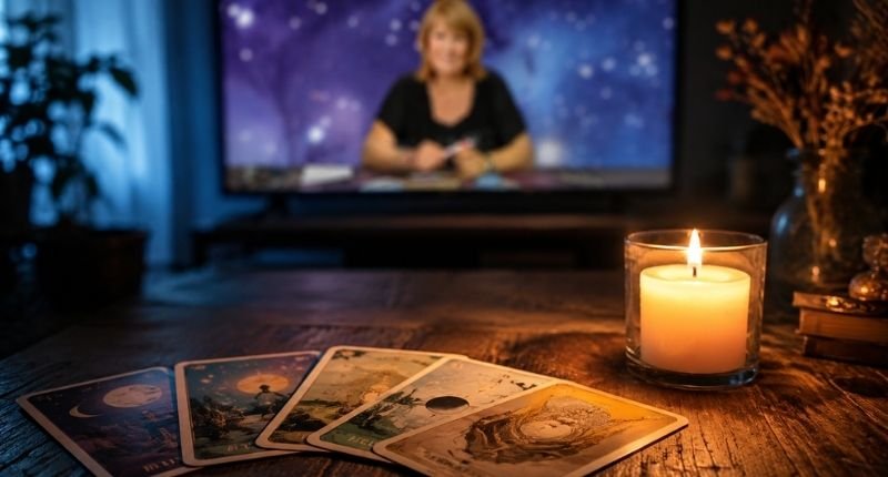 ¿Las videntes de la tele son realmente las mejores? La verdad sobre la videncia en España 6 Contraste entre el espectáculo de las videntes de televisión y la intimidad de una consulta de videncia real en España.
